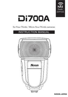 Nissin Di700A manual. Camera Instructions.